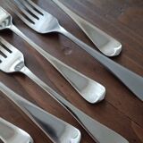 6 silver-plated forks