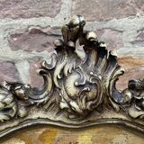 pare feu cheminée Louis XV Rocaille noyer XIXeme