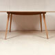 Table vintage en orme modèle "plank" par Ercol, années 60