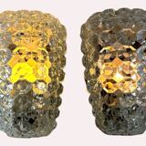Helena Tynell Glashütte Limburg 1960 vintage Germany wall lights x2