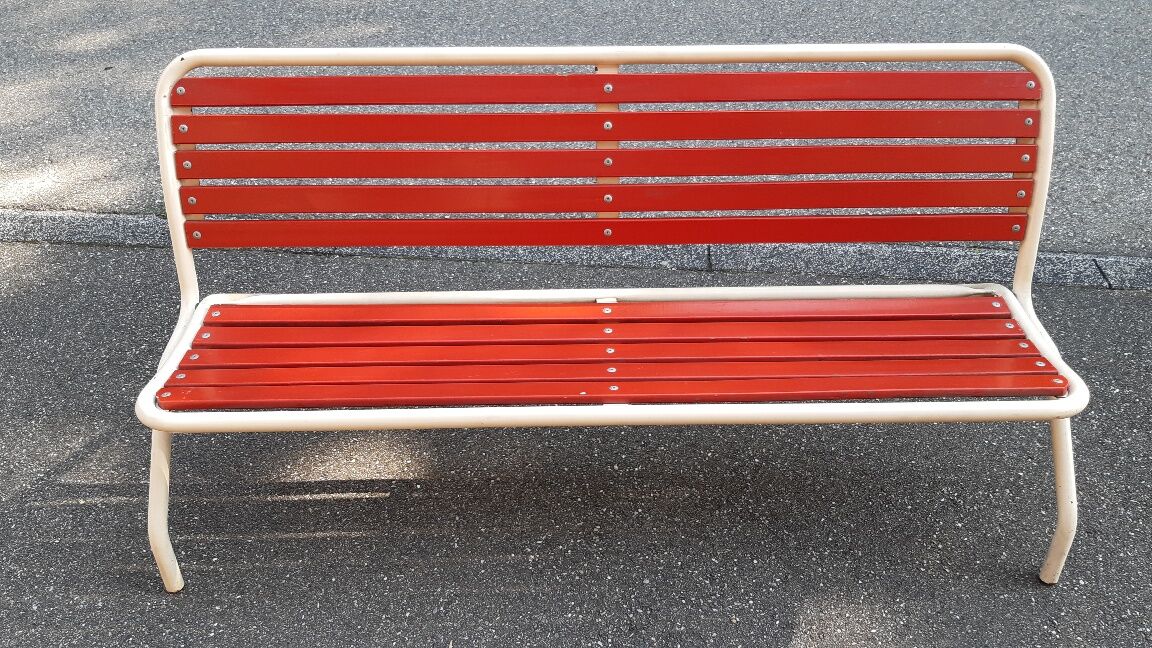 Foldable vintage garden bench