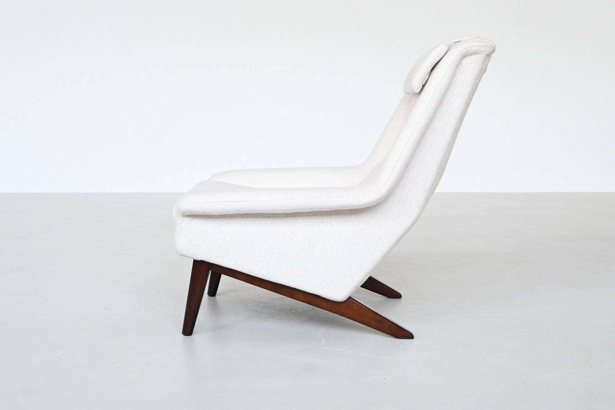 Fauteuil lounge Folke Ohlsson modèle 4410 Fritz Hansen Danemark 1960