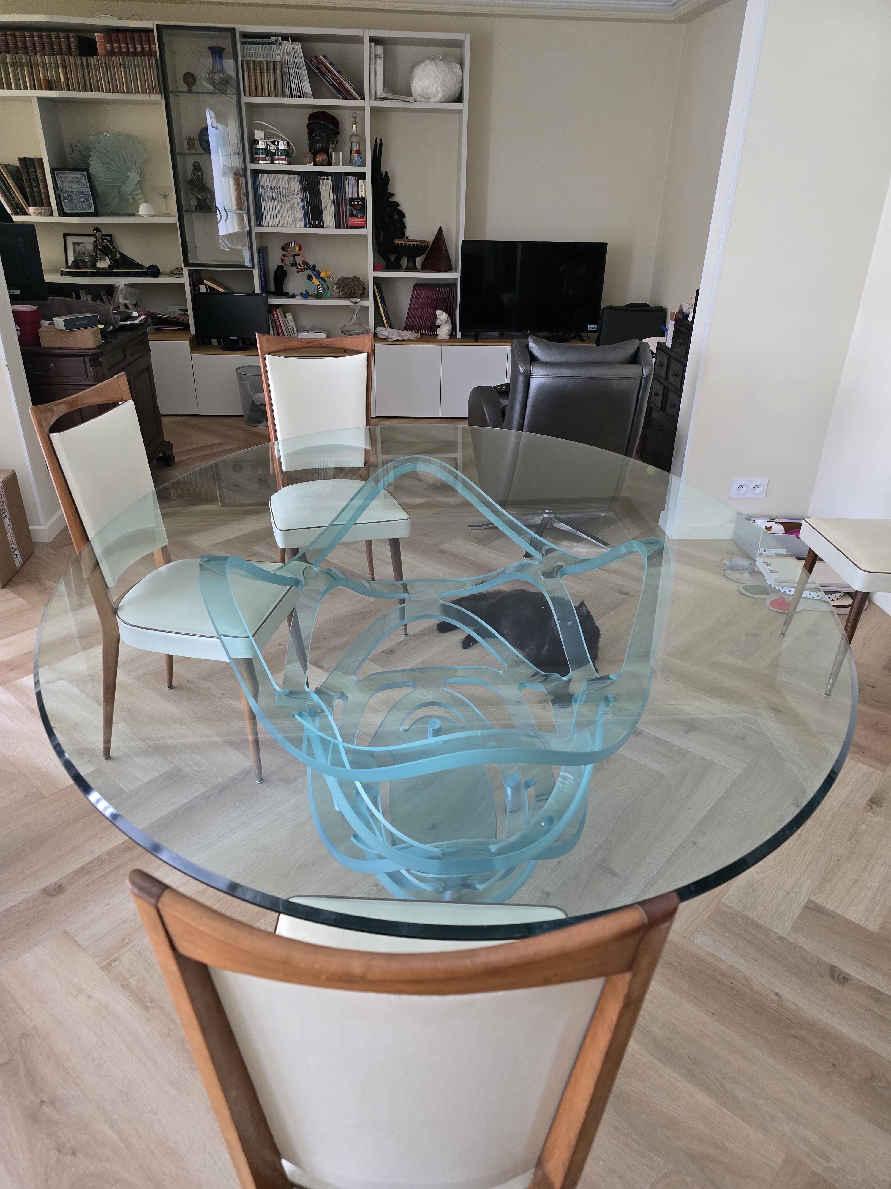 Table de repas Neolitico 72 ovale