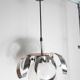 Murano glass globe pendant light, Maazzega edition, Italian design