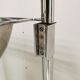 Desserte Médicale , Inox et verre fumé , Table de médecin design vintage 70's