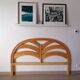 Rattan headboard
