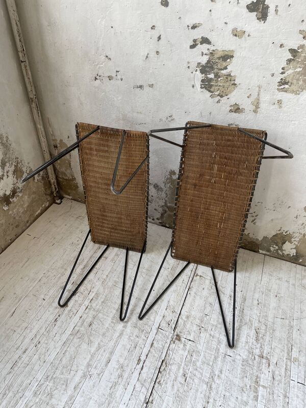 Duo de tables osier RaouDuo de tables osier Raoul Guysl Guys