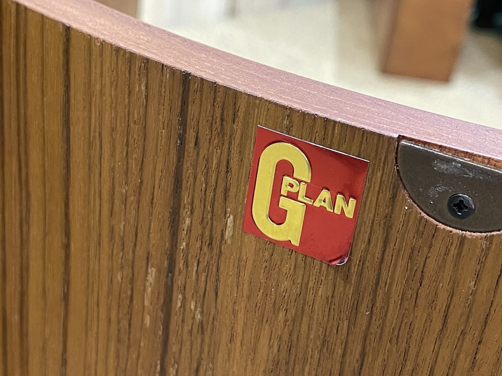 English notch of the brand G-Plan in teak - 70s