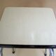 Stool in white formica