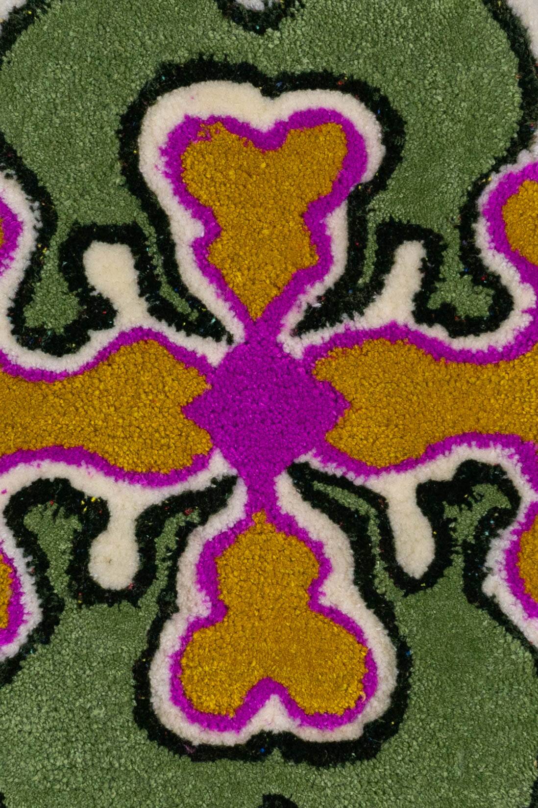 Little Wing, Black Blue, Tufting, 2024