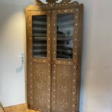 Oriental corner cabinet