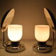 Pair of Art Deco Table Lamps/Napako,1940's.