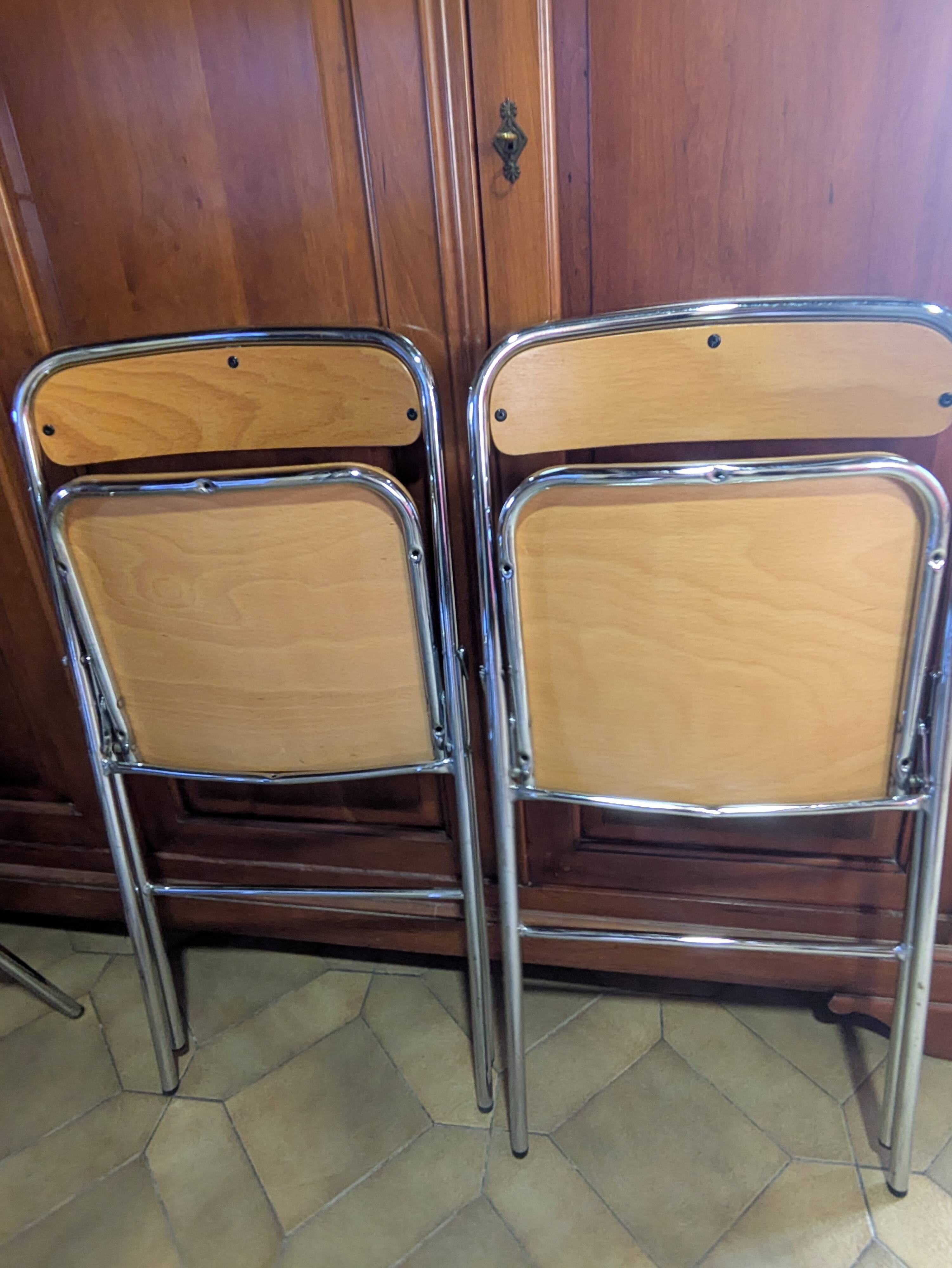 Lot de 4 chaises pliantes Souvignet