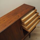 Buffet haut en teck, design danois, années 1960, production : Danemark