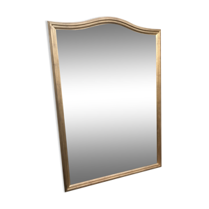 Miroir doré à la feuille