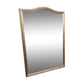 Golden mirror with sheet 151 x 103 cm