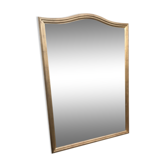 Golden mirror with sheet 151 x 103 cm