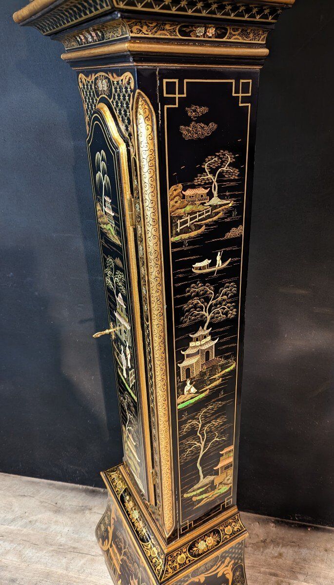 Comtoise clock of asian parquet