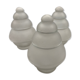 Set of 3 tulip lamp