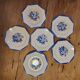 Set 6 assiettes Fleur Bleue 1920