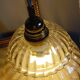 Large nomadic globe twisted tulip amber/honey, sand textile cord