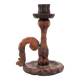 Wooden candle holder, 70s