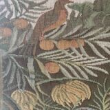 Jacquard forest wall tapestry Douanier Rousseau 1960 France