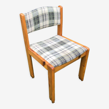 Scottish fabric chair
