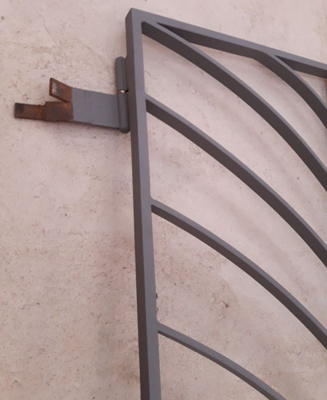 Art Deco wrought iron grill door 200x88cm