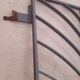 Art Deco wrought iron grill door 200x88cm