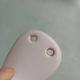 Ceramic soap dish and coat hook