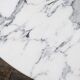Calacatta marble Super Malta table, Roche Bobois, 1980s