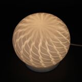 1980s Glass Globe Table Lamp , Italy