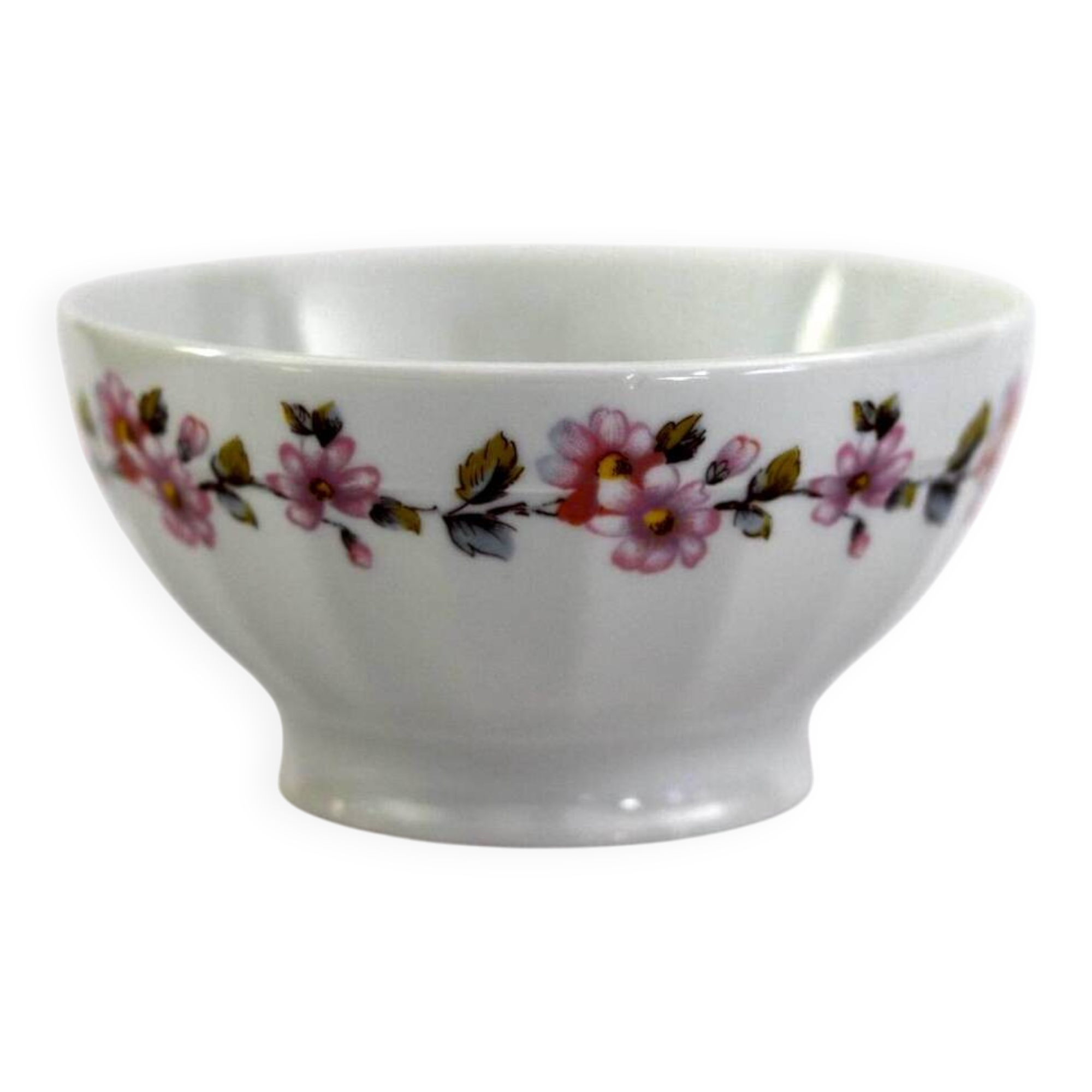 Flower bowl in porcelain