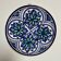 Hand painted terracotta plate