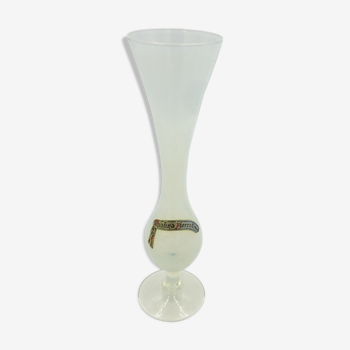 Vase en opaline florentin blanc