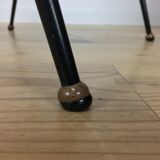 Paire de chaises années 50 pied compas