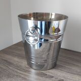Vintage silver-plated metal champagne bucket