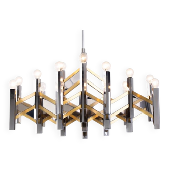 Vintage Gaetano Sciolari pendant light