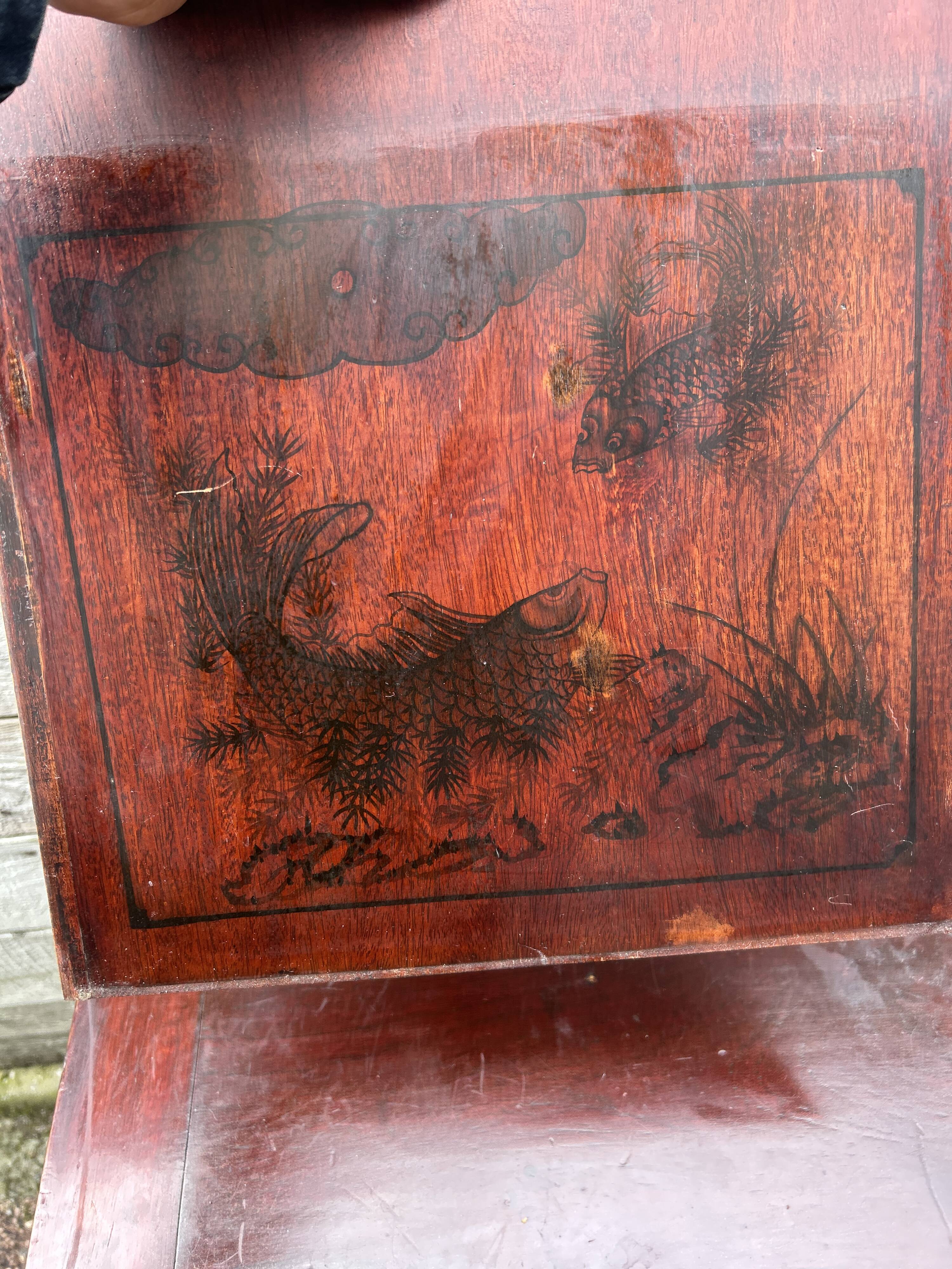 Small jam cupboard, Indonesian work.
