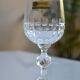6 port glasses in Bohemian crystal Czechoslovakia