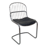 Chaise métal chromé