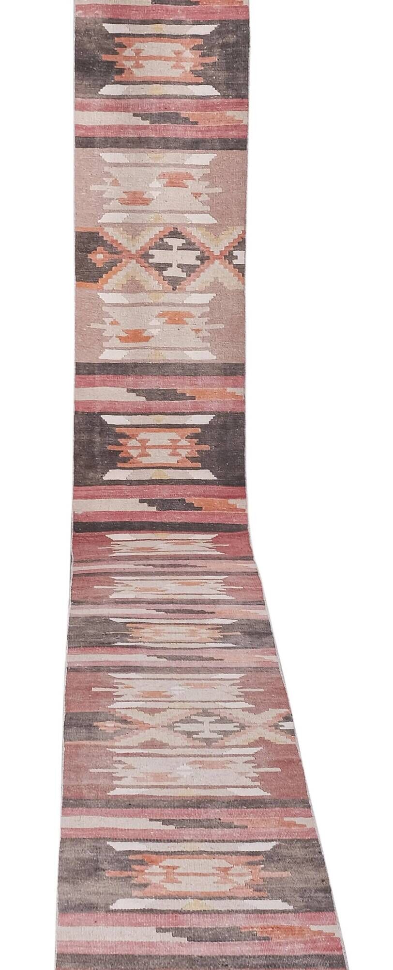 Vintage Turkish hallway rug 71x670 cm