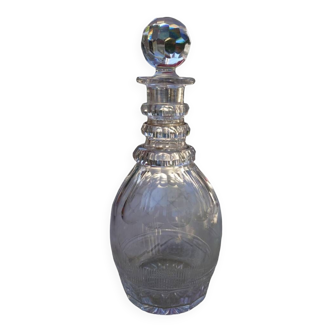 Napoleon III crystal wine carafe