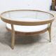 Baumann round coffee table model Dièse 1990