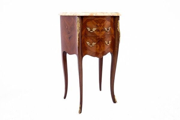 Pair of bedside tables, early 20th century, France.