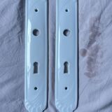 Limoge porcelain cleanliness plate (pair)