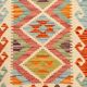 Kilim afghan pachtoune de couloir 149 x 53 cm