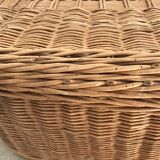 Vintage wicker chest 85 cm