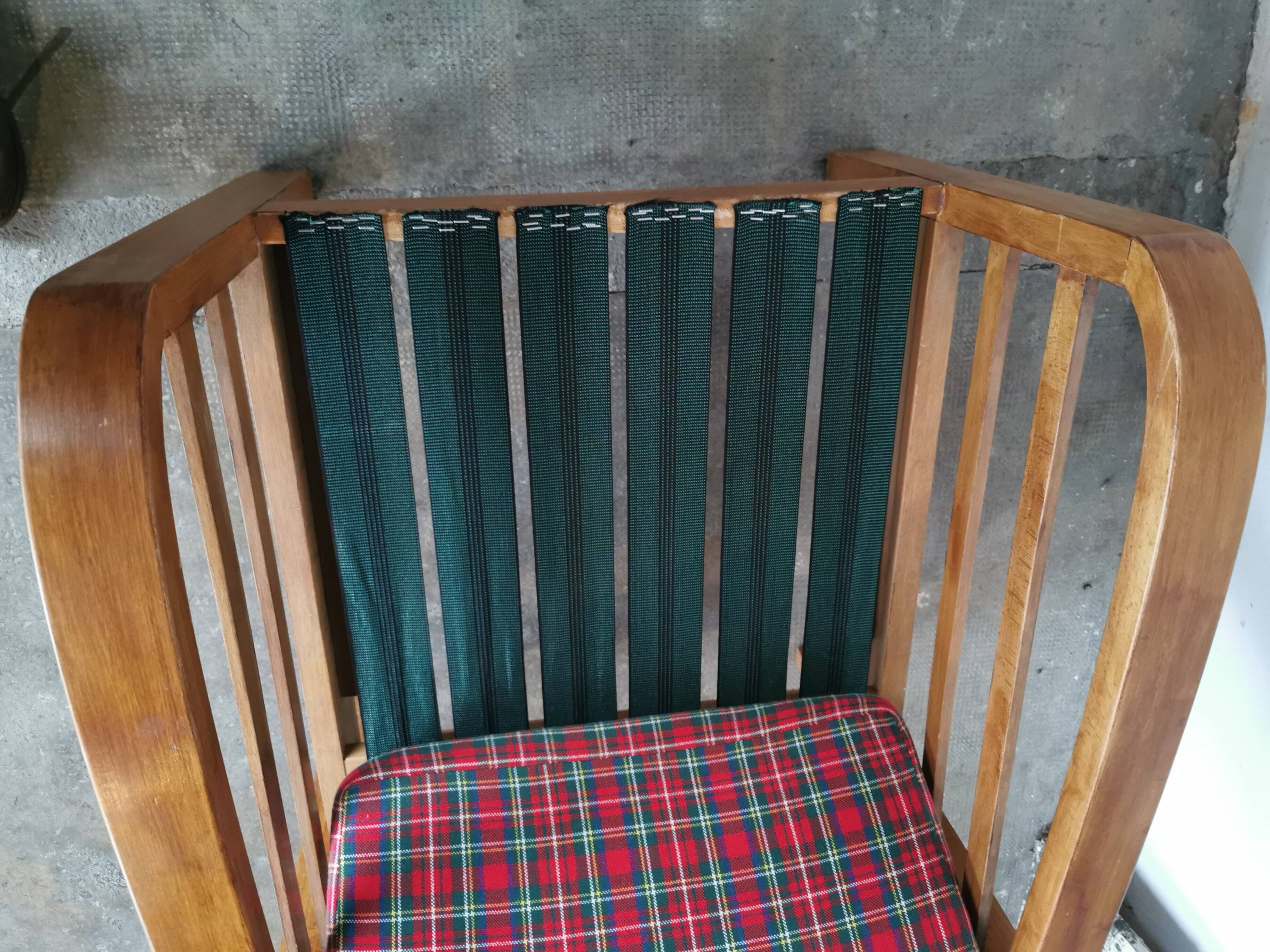 Vintage Scottish reclining armchair 1960s